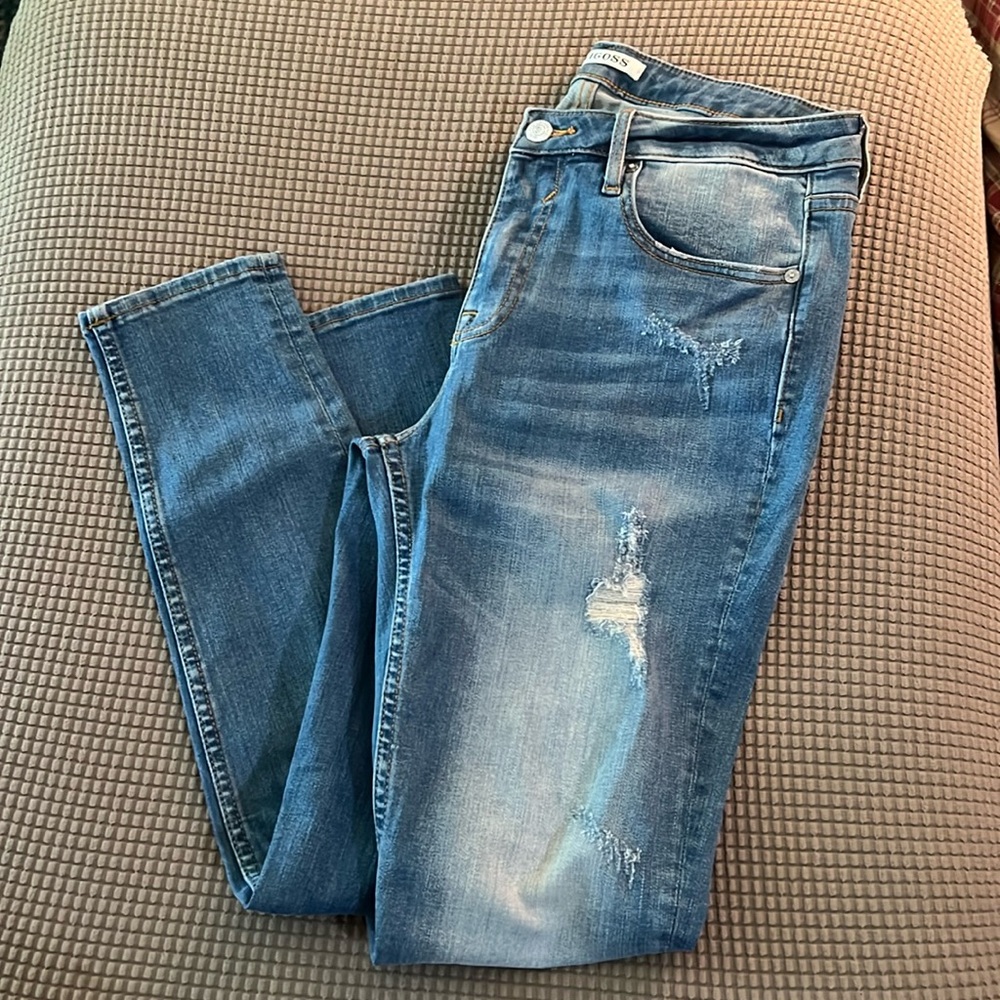 Vigoss brand jeggings. Like new! Size 29.  Light blue. Added wash. Great jeans